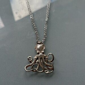 Silver Spoon custom Octopus necklace
